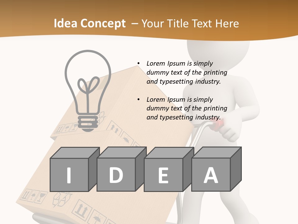 Work Industry Shipment PowerPoint Template