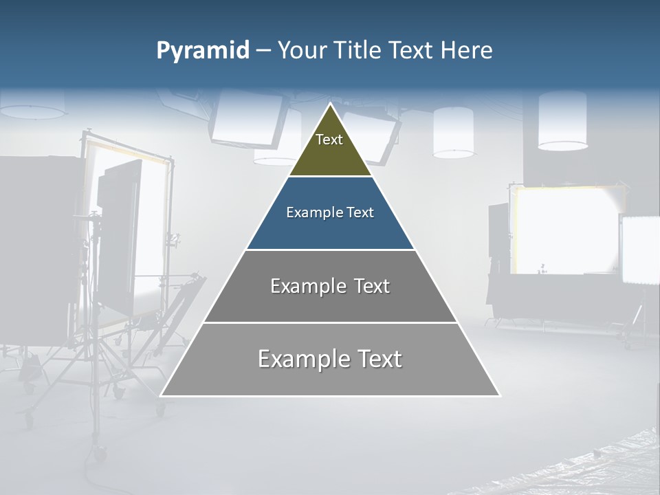 Illuminated Film Umbrella PowerPoint Template