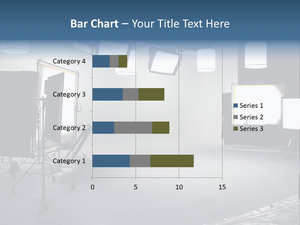 Illuminated Film Umbrella PowerPoint Template