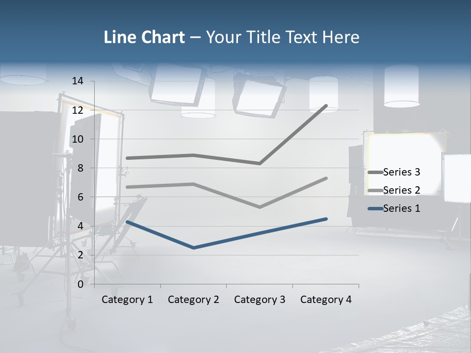 Illuminated Film Umbrella PowerPoint Template