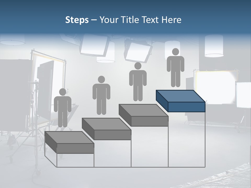 Illuminated Film Umbrella PowerPoint Template