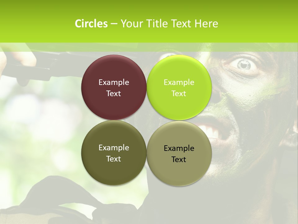 Human Desperate Suicide PowerPoint Template