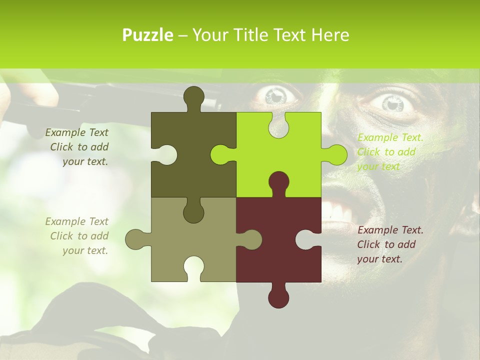 Human Desperate Suicide PowerPoint Template