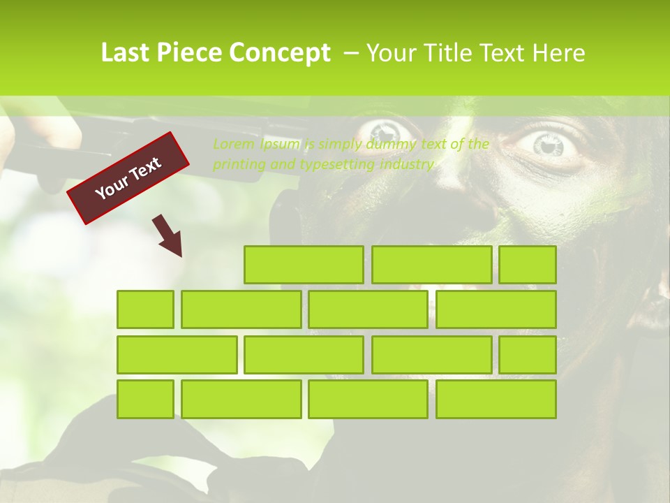 Human Desperate Suicide PowerPoint Template