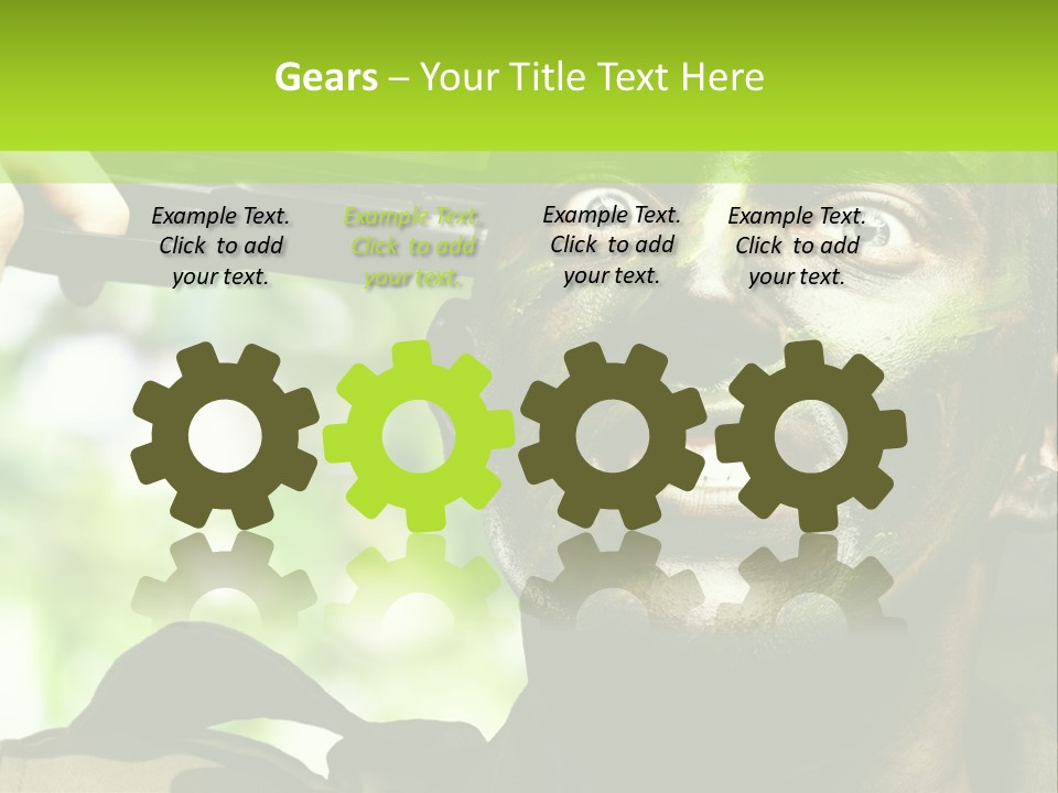 Human Desperate Suicide PowerPoint Template