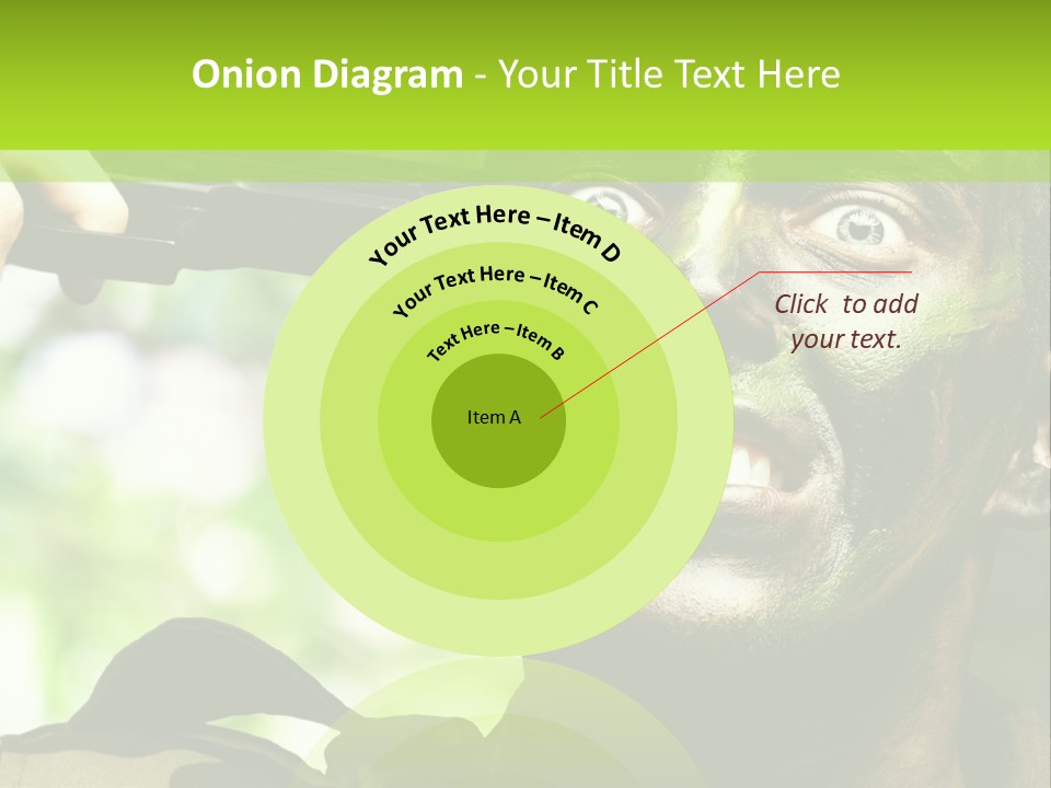 Human Desperate Suicide PowerPoint Template