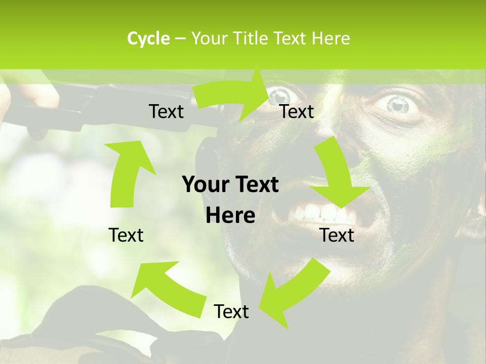 Human Desperate Suicide PowerPoint Template