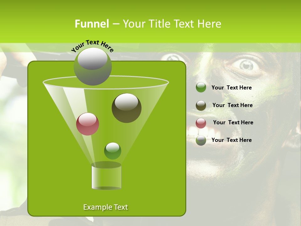 Human Desperate Suicide PowerPoint Template