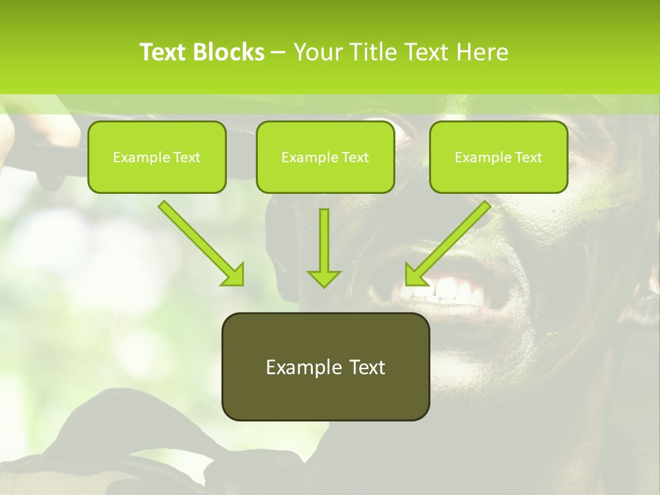 Human Desperate Suicide PowerPoint Template