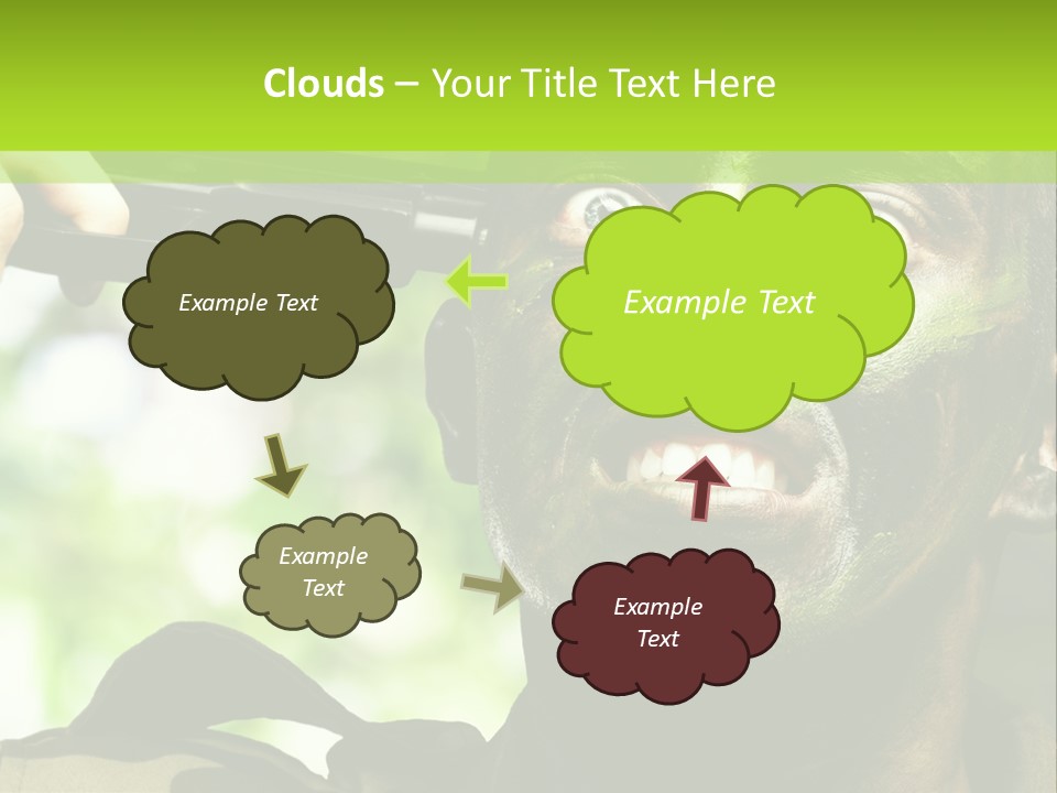 Human Desperate Suicide PowerPoint Template