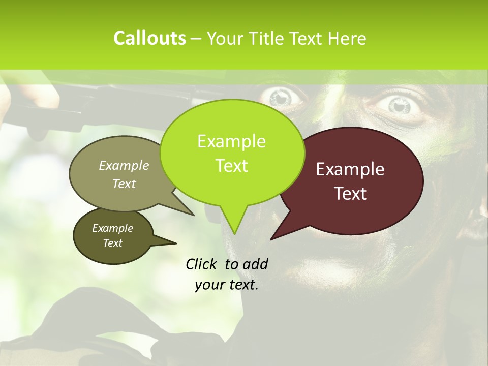 Human Desperate Suicide PowerPoint Template