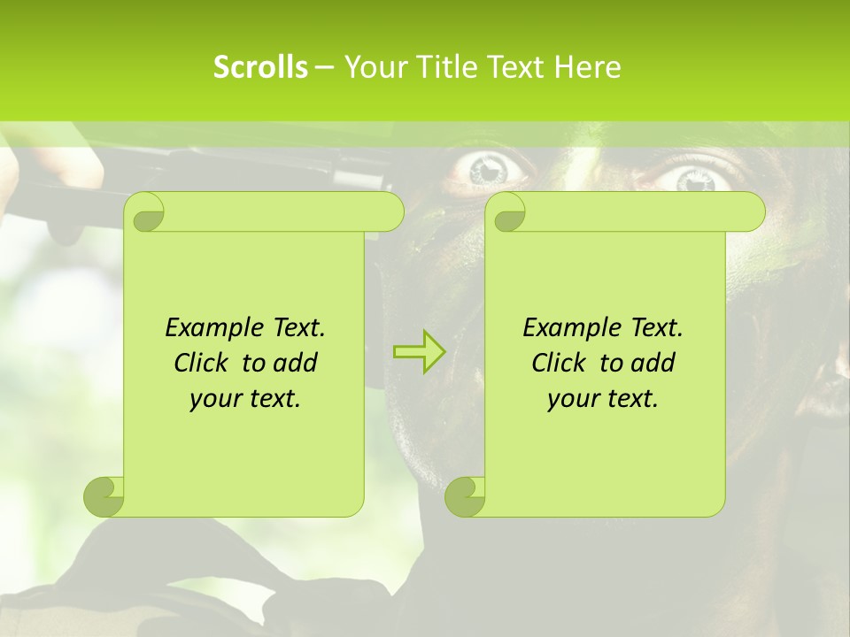 Human Desperate Suicide PowerPoint Template