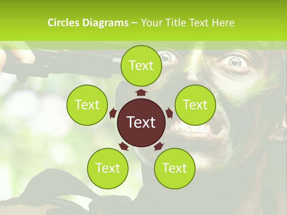 Human Desperate Suicide PowerPoint Template