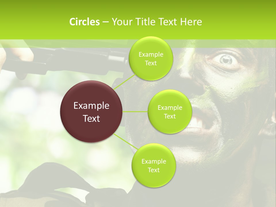 Human Desperate Suicide PowerPoint Template