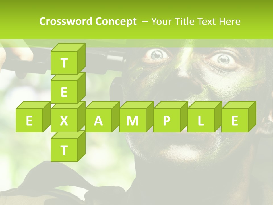 Human Desperate Suicide PowerPoint Template