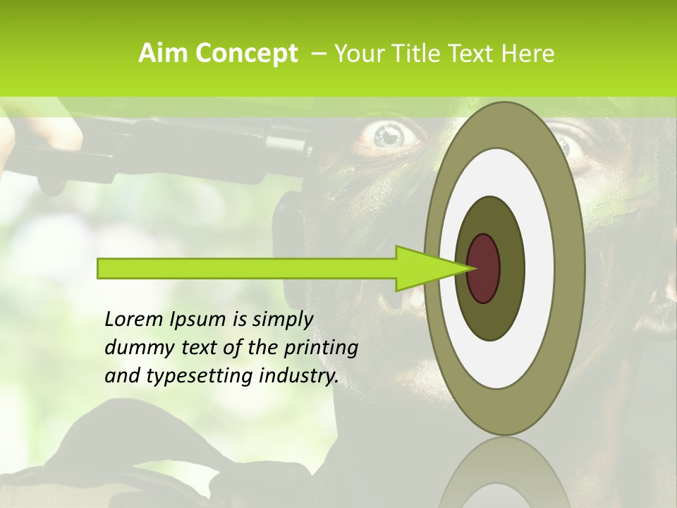 Human Desperate Suicide PowerPoint Template