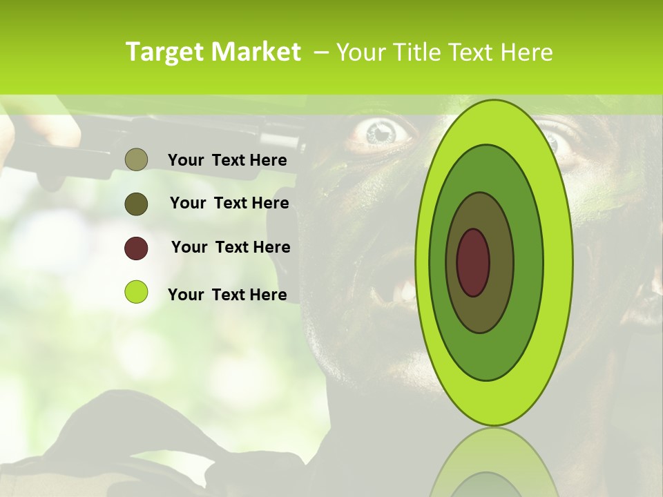 Human Desperate Suicide PowerPoint Template