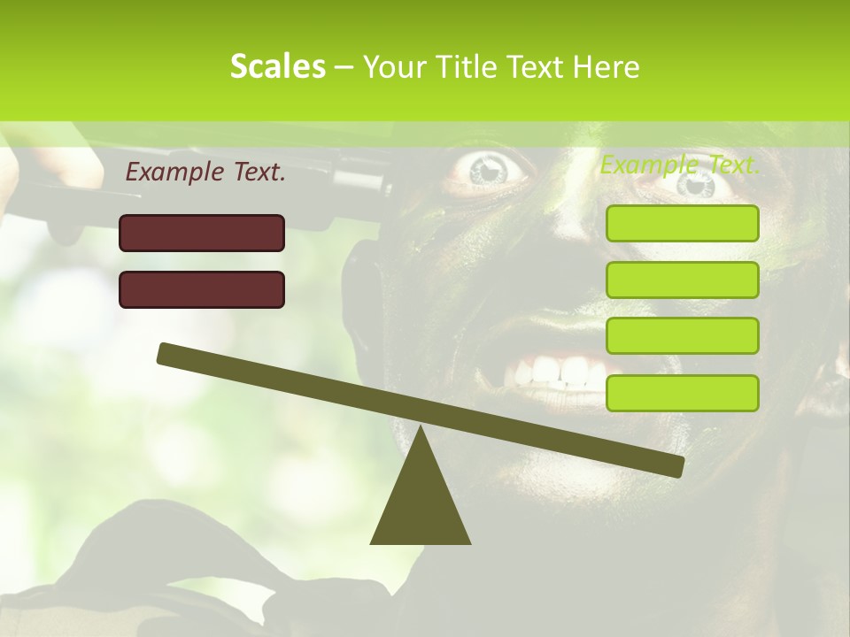Human Desperate Suicide PowerPoint Template