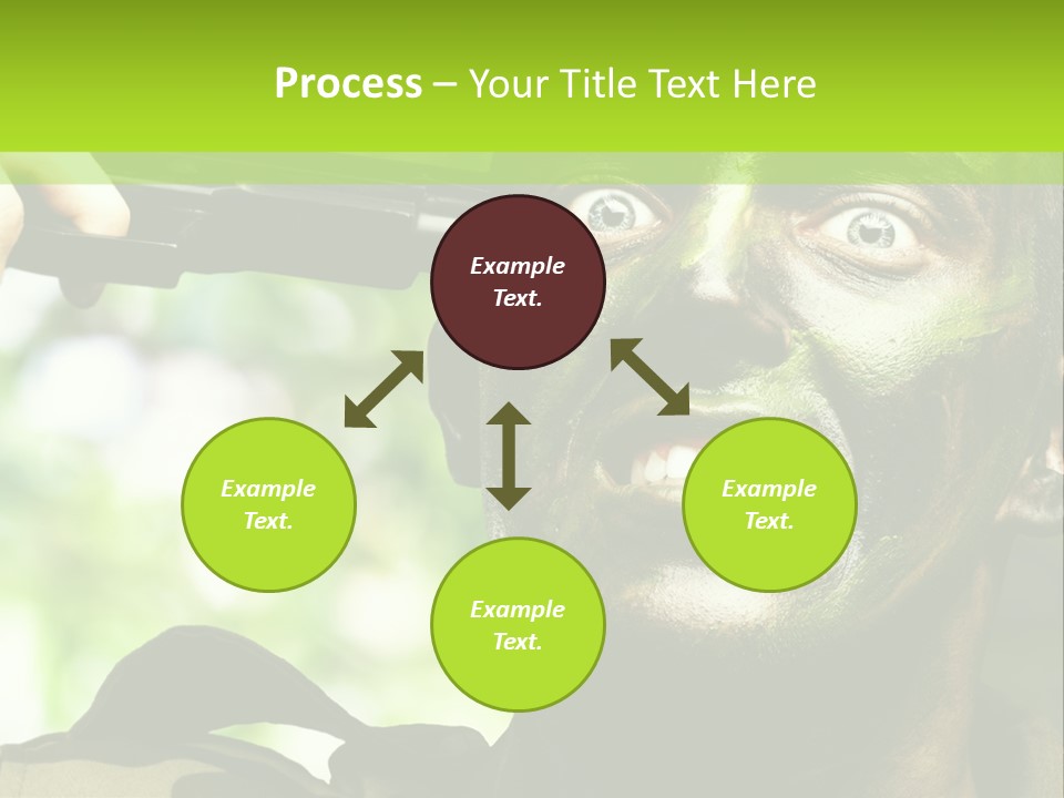 Human Desperate Suicide PowerPoint Template