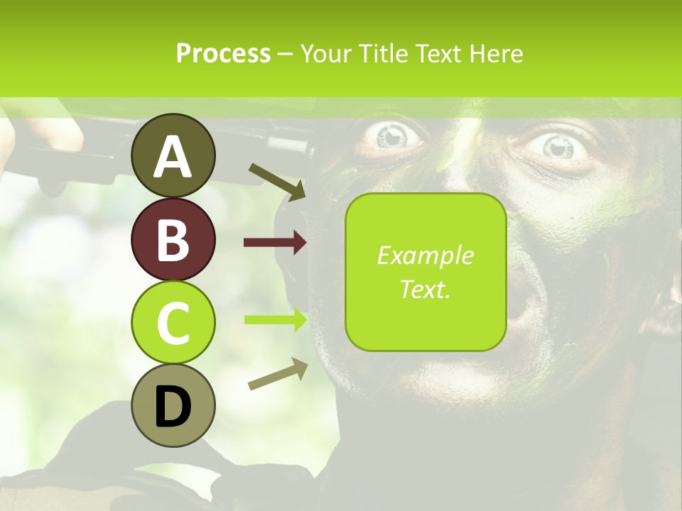 Human Desperate Suicide PowerPoint Template
