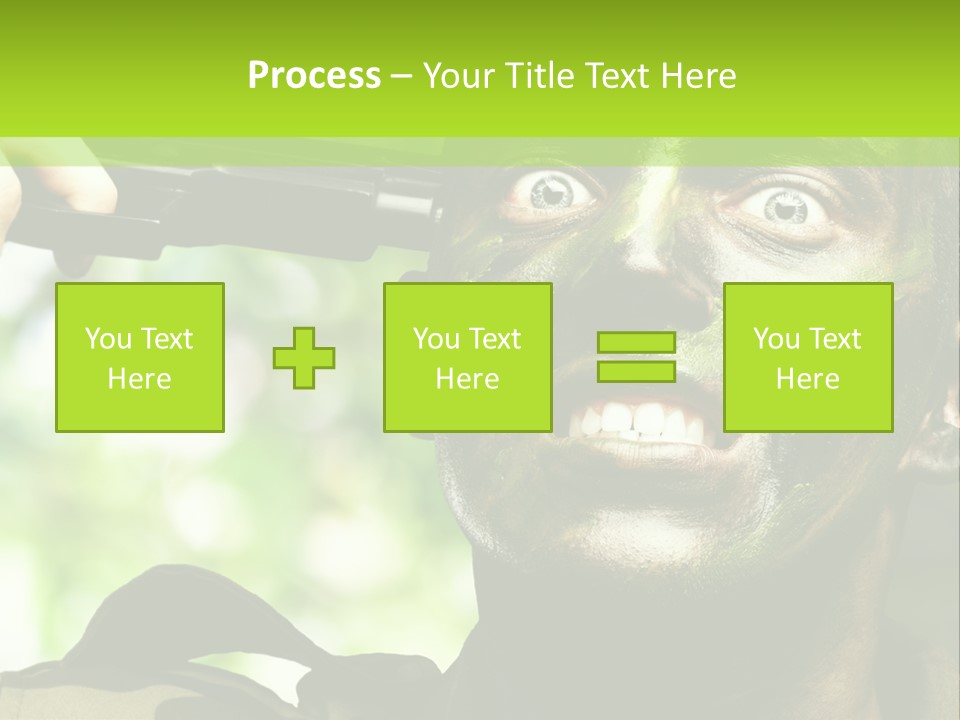 Human Desperate Suicide PowerPoint Template