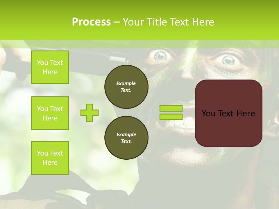 Human Desperate Suicide PowerPoint Template