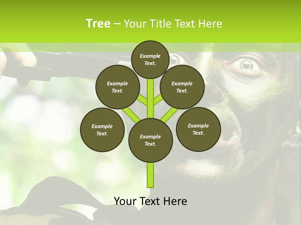 Human Desperate Suicide PowerPoint Template