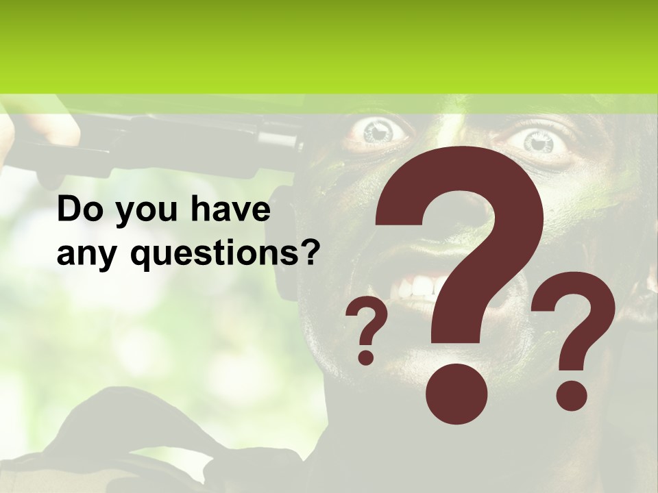 Human Desperate Suicide PowerPoint Template