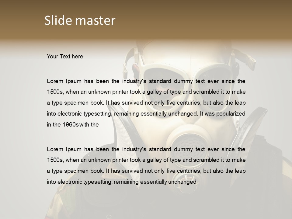 Battle Hate Male PowerPoint Template