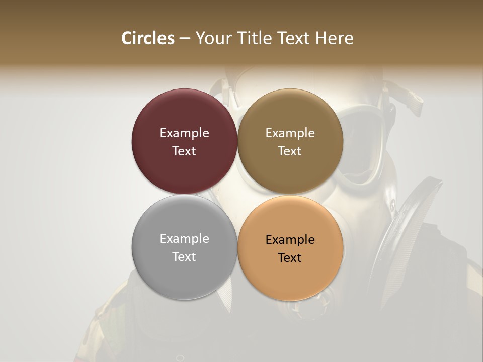 Battle Hate Male PowerPoint Template