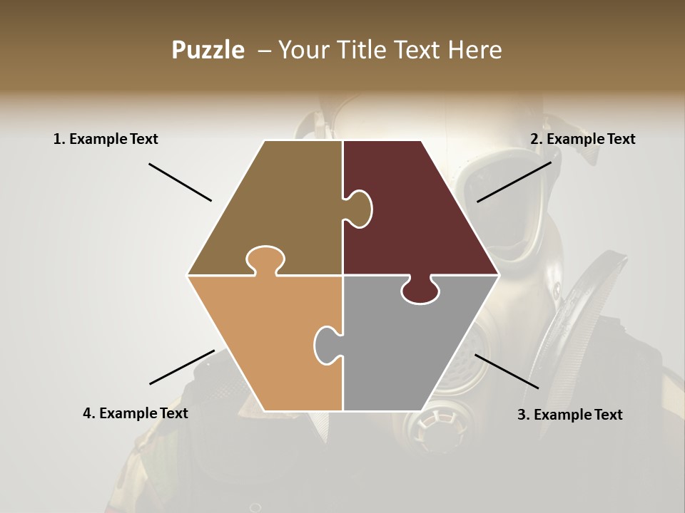 Battle Hate Male PowerPoint Template