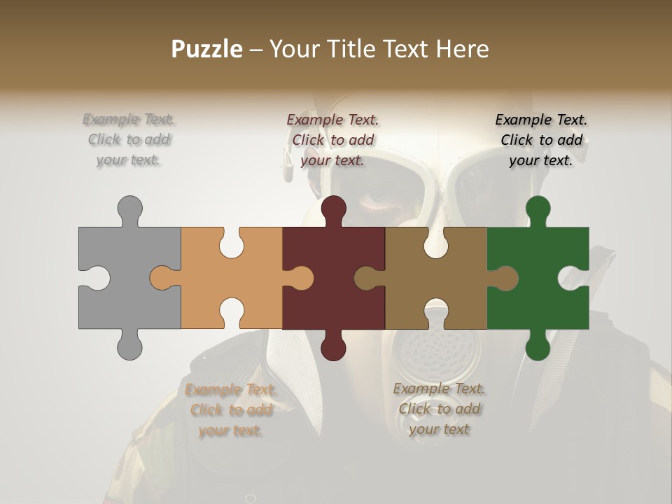 Battle Hate Male PowerPoint Template