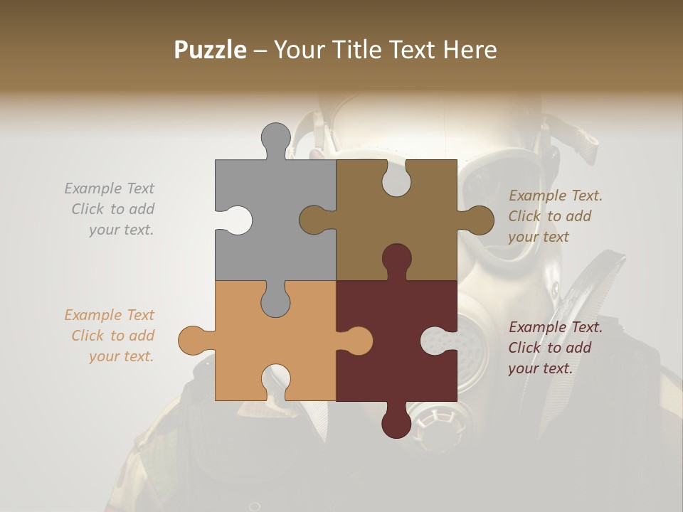 Battle Hate Male PowerPoint Template