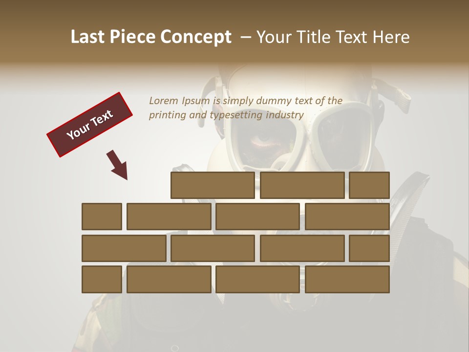 Battle Hate Male PowerPoint Template