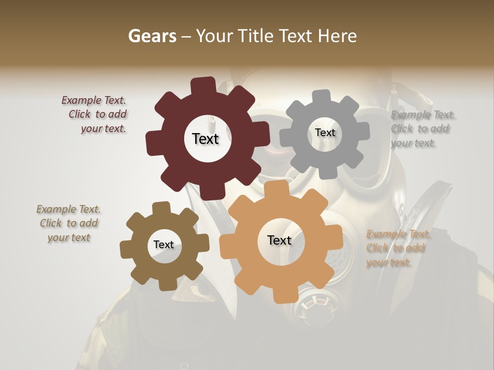 Battle Hate Male PowerPoint Template