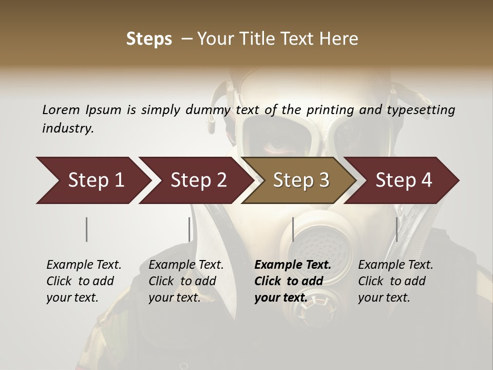 Battle Hate Male PowerPoint Template