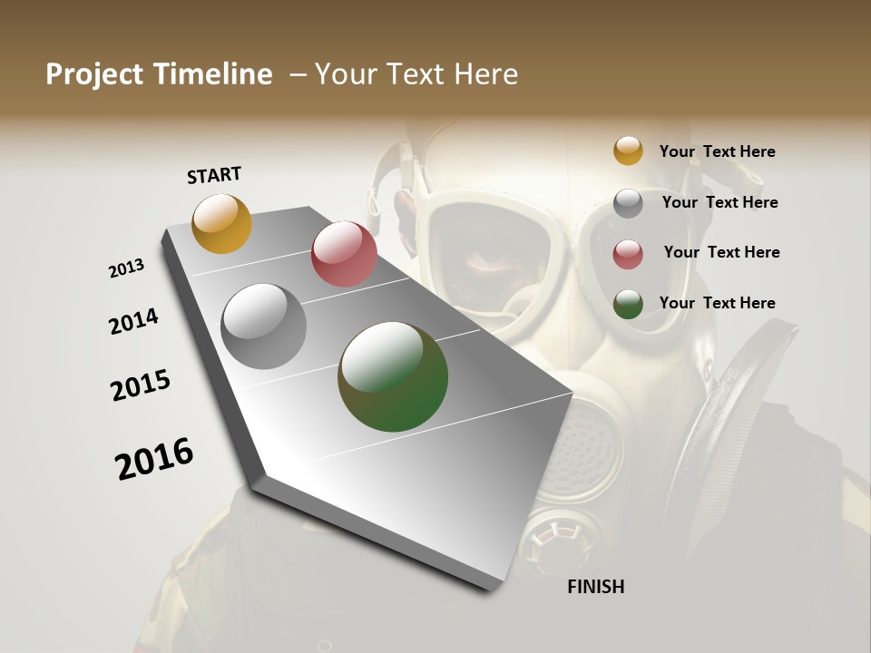 Battle Hate Male PowerPoint Template