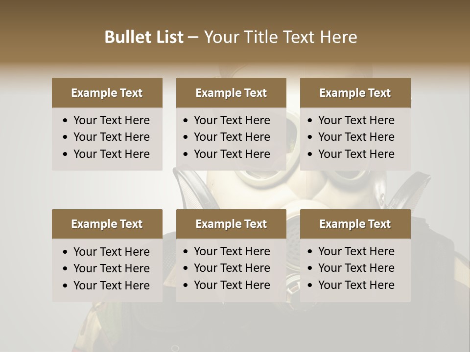 Battle Hate Male PowerPoint Template