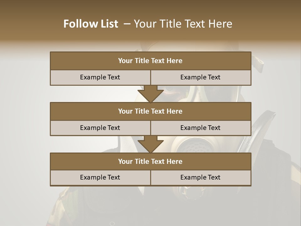 Battle Hate Male PowerPoint Template