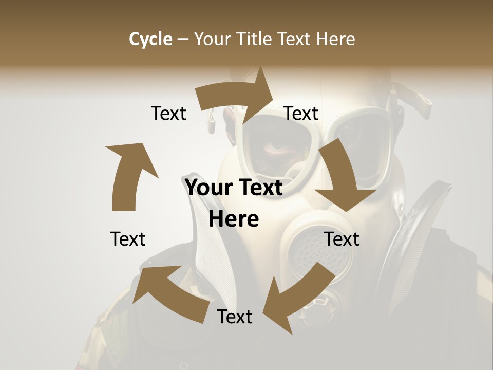 Battle Hate Male PowerPoint Template