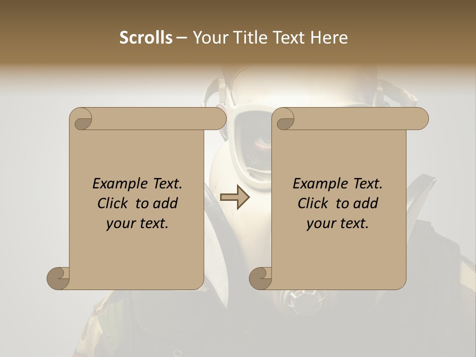 Battle Hate Male PowerPoint Template