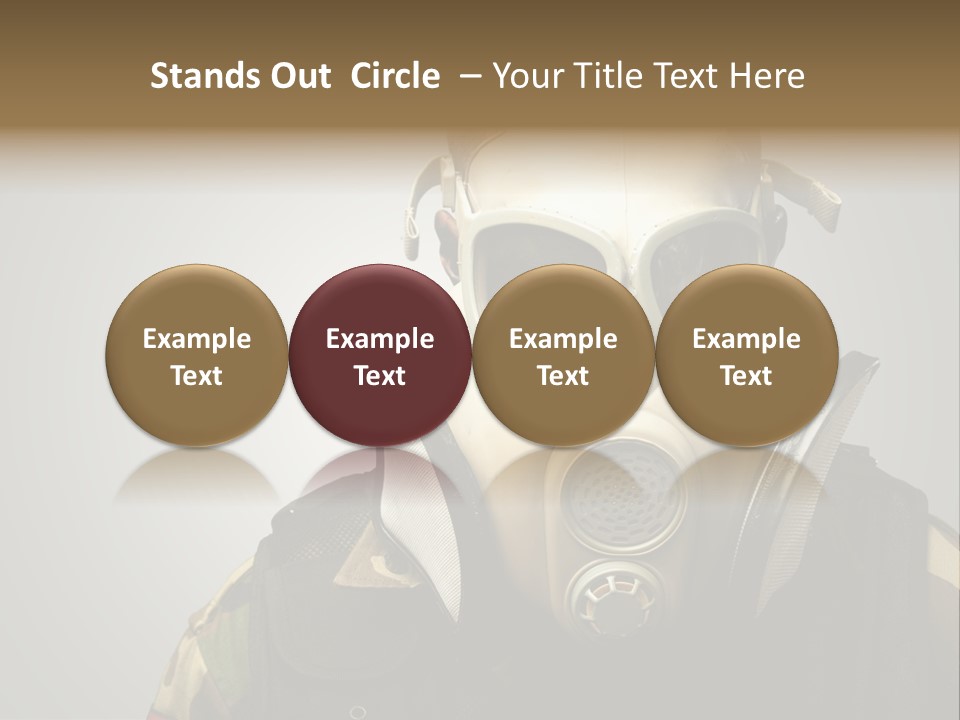 Battle Hate Male PowerPoint Template