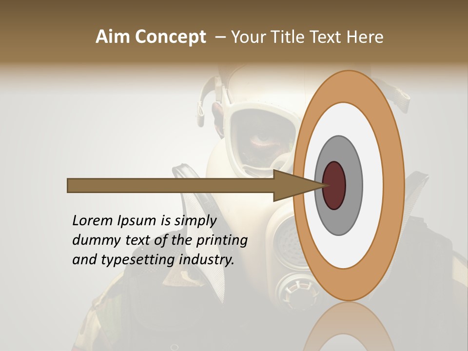 Battle Hate Male PowerPoint Template