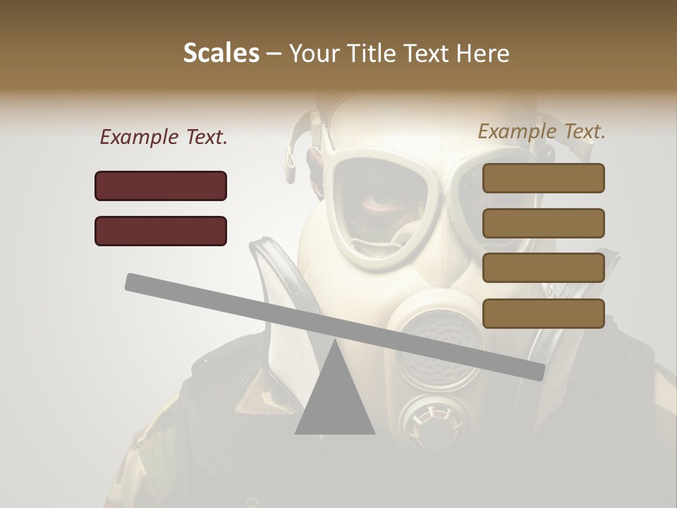 Battle Hate Male PowerPoint Template