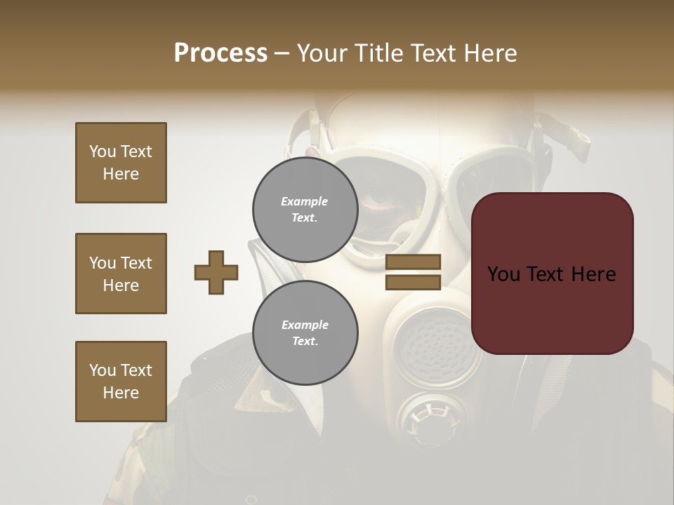 Battle Hate Male PowerPoint Template