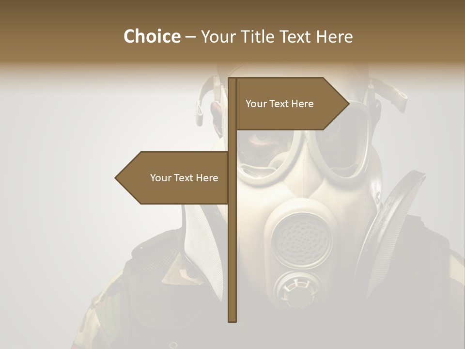 Battle Hate Male PowerPoint Template