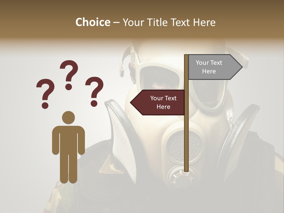 Battle Hate Male PowerPoint Template