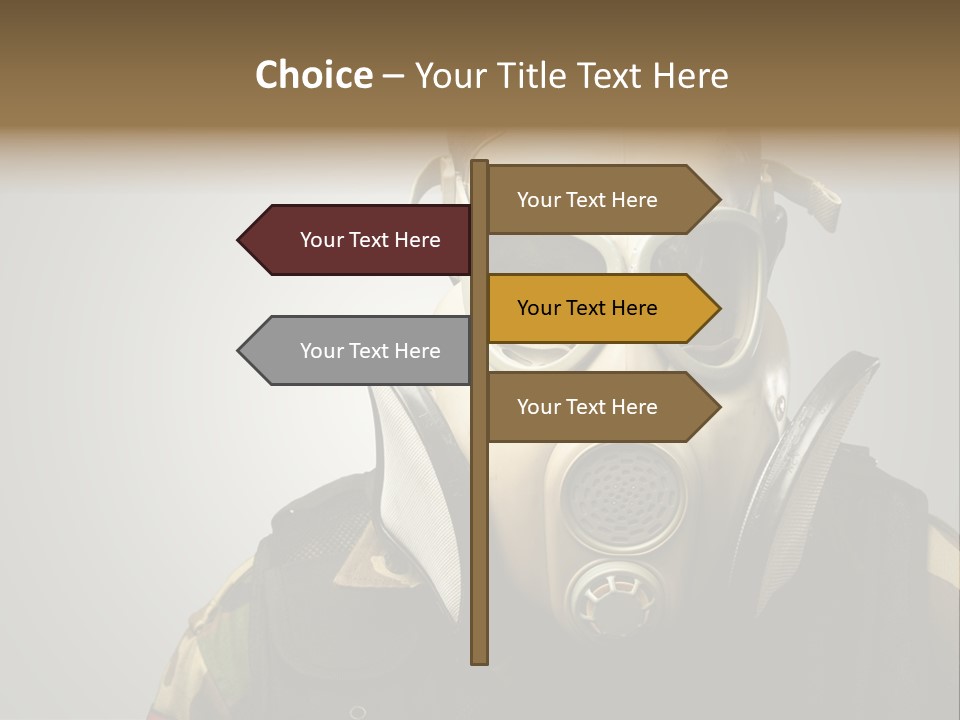 Battle Hate Male PowerPoint Template
