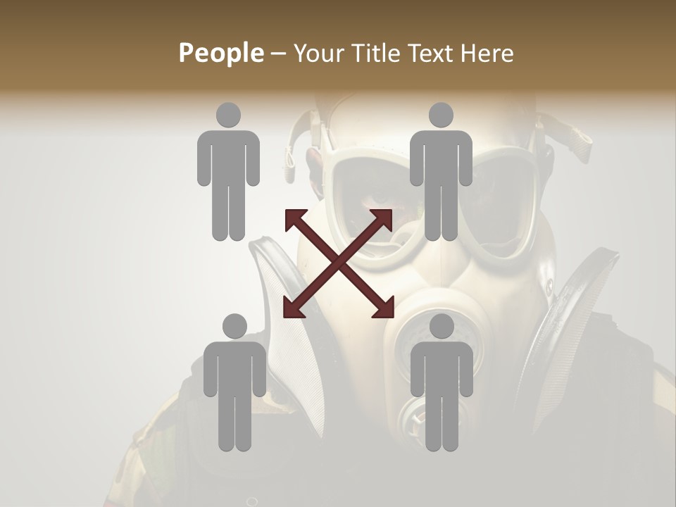 Battle Hate Male PowerPoint Template