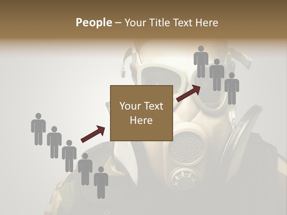 Battle Hate Male PowerPoint Template